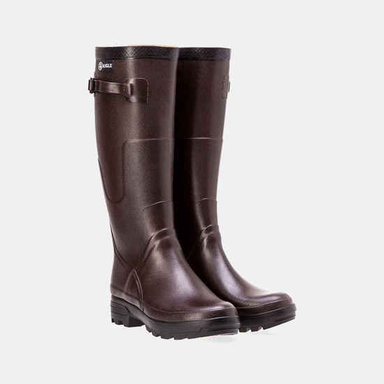 Aigle The Urban Ankle Rain Boots Men Burgundy ZA-13507